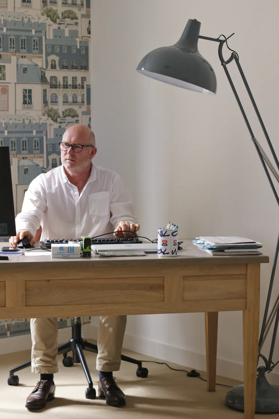 Christophe Botton-Amiot à son bureau